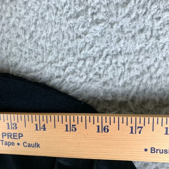 J. Crew 365 Going Out Blazer Jacket Women's 4 Black Velvet Stretch Open Front - Picture 13 of 14